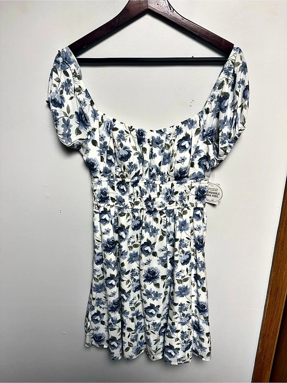 Hollister Sweetheart Neckline Fit & Flare Mini Dress